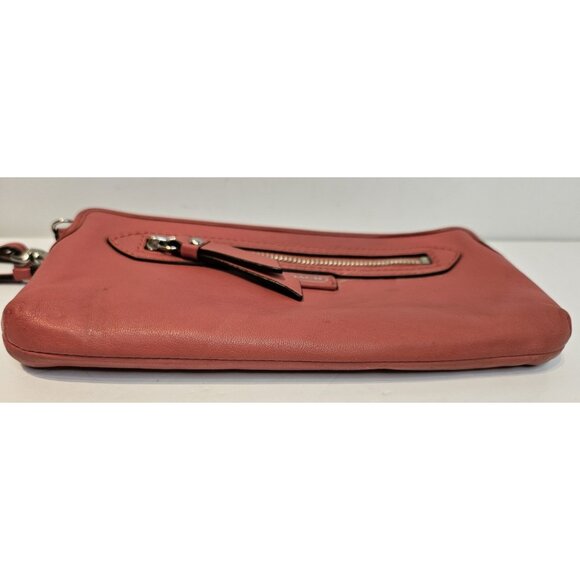 Coach Pink 8 inch Wristlet Wallet | 3 Zipper Compartments - Picture 4 of 14